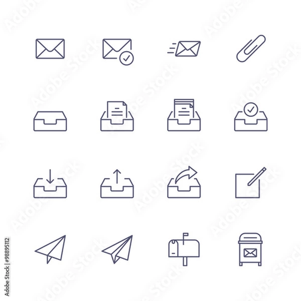 Obraz Multimedia icons
