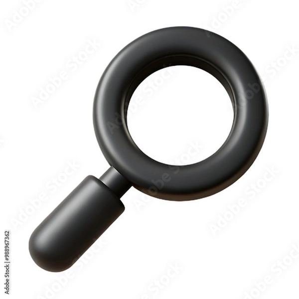 Obraz magnify icon zoom icon search icon find icon 3D illustration png