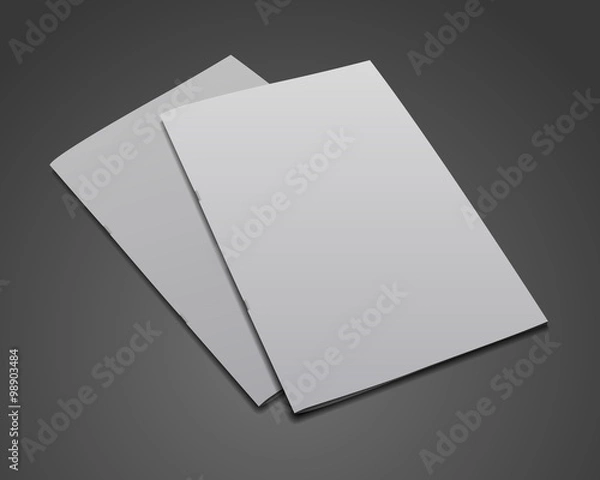 Fototapeta Vector mockup magazine