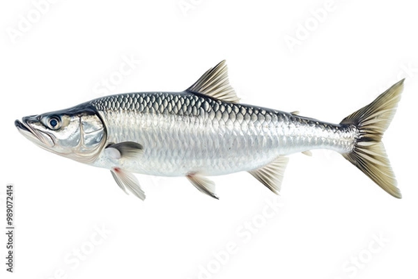 Obraz Tarpon fish isolated transparent background