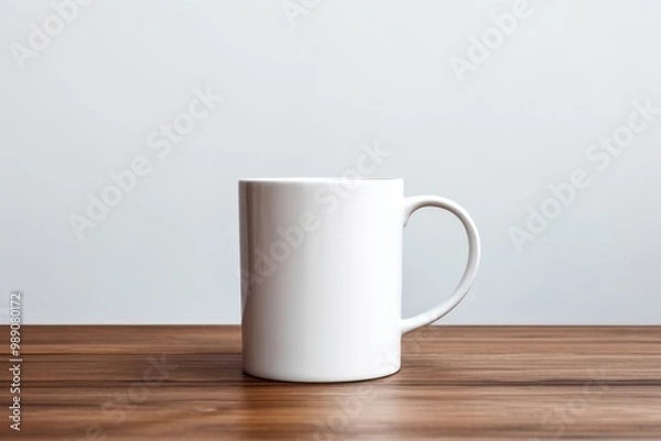 Fototapeta Coffee mug porcelain table drink.