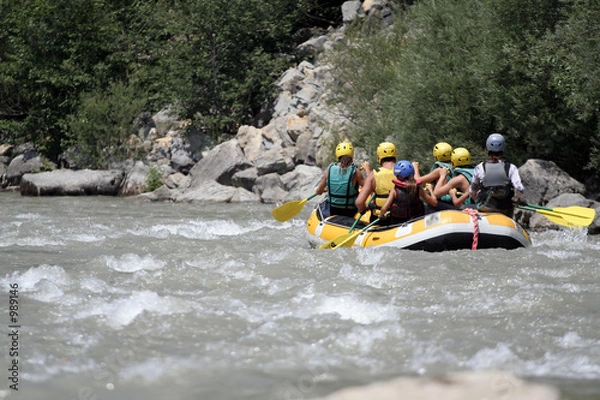 Obraz rafting