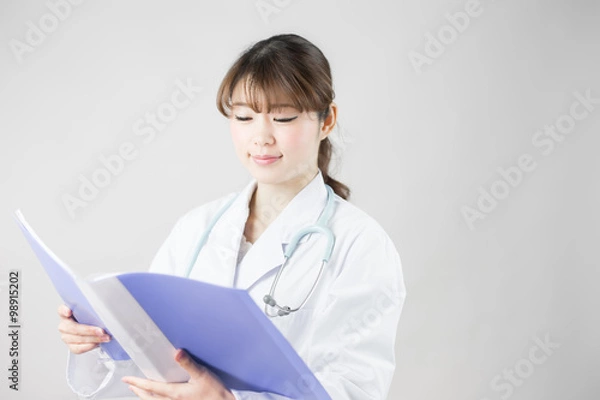 Fototapeta 医師(白バック)