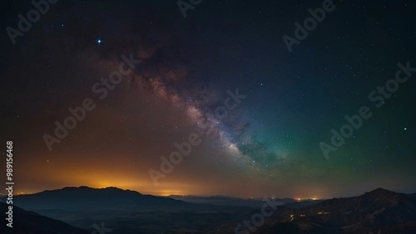 Fototapeta sky with stars