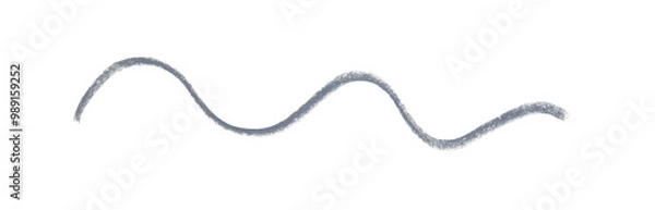 Obraz pencil strip lines stroke, brush stroke color line on transparent background. abstract background.	