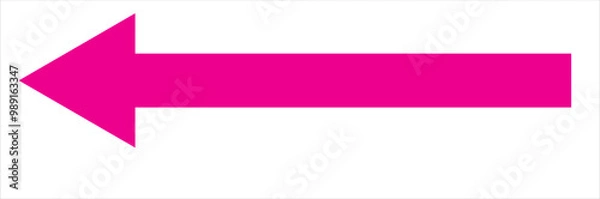 Obraz red arrow pointing towards right