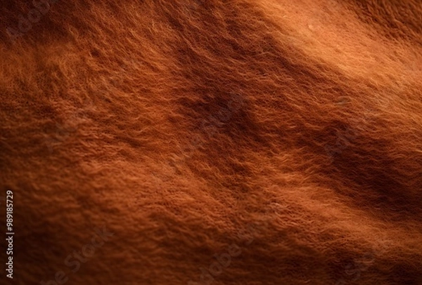 Obraz Hyperrealistic Macro Shot of Rust Wool Felt Texture
