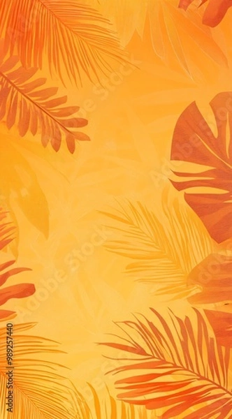 Fototapeta palm trees background