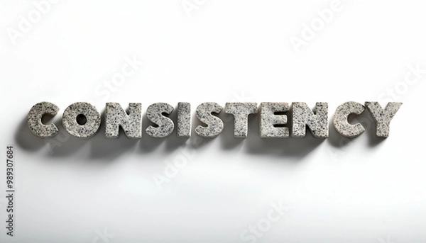 Fototapeta Consistency Word