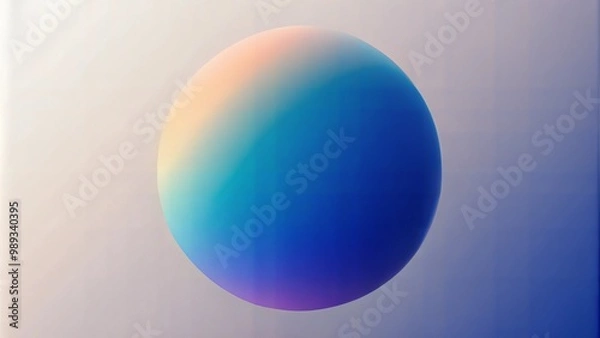 Fototapeta Soft Gradient Background with Smooth Transition