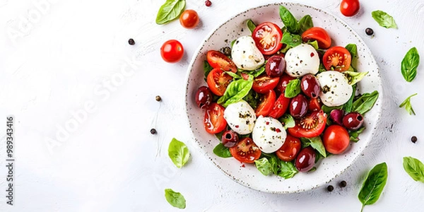 Fototapeta Tomato mozzarella salad