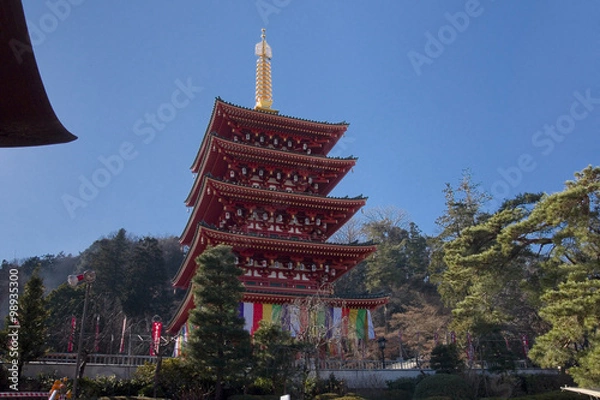 Obraz 高幡不動尊・五重塔