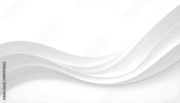 Obraz Elegant white background with shiny lines