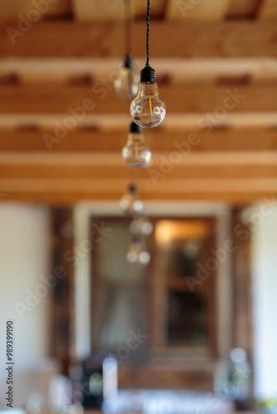 Obraz Light bulbs in a row