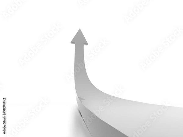 Obraz Business arrows concept rendered