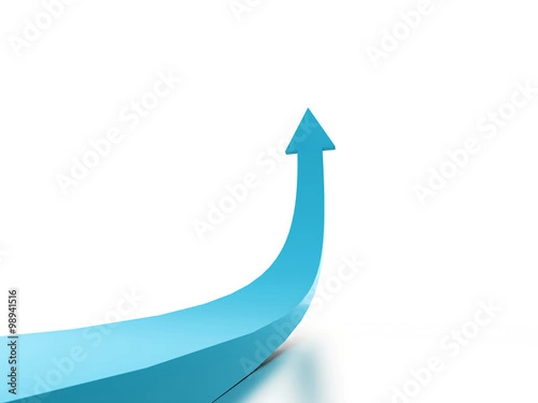 Obraz Business arrows concept rendered