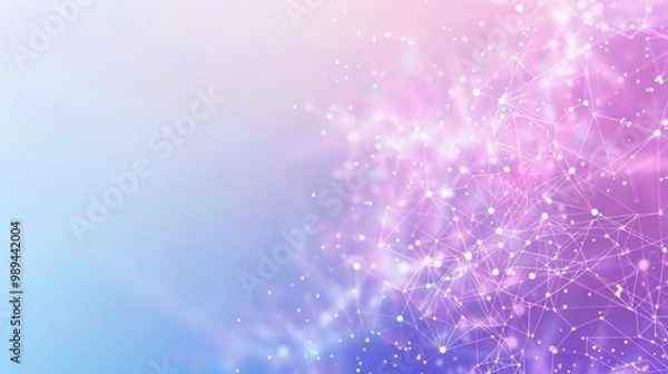 Fototapeta Abstract connection background illustration generated by ai