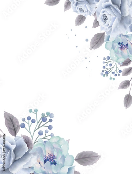 Obraz floral background pink flowers