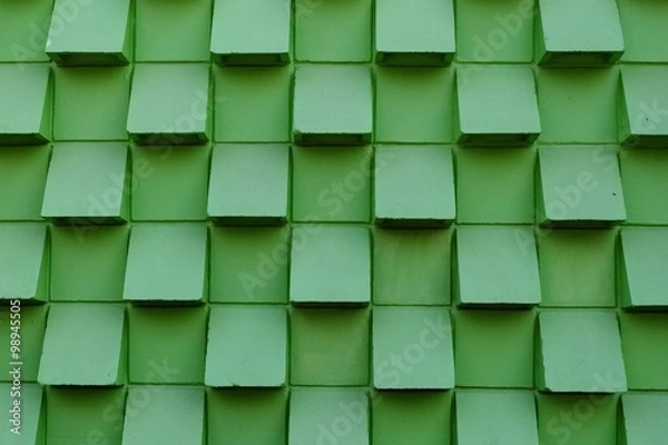 Obraz Green wall minimal style