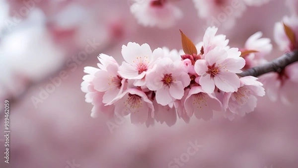 Fototapeta pink cherry blossoms