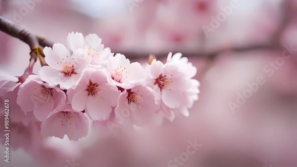 Fototapeta pink cherry blossoms