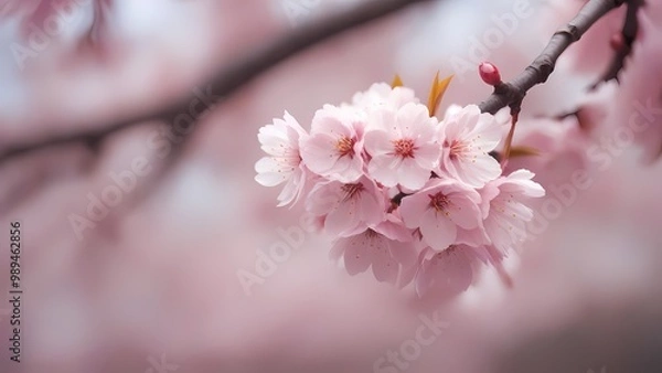Fototapeta pink cherry blossoms