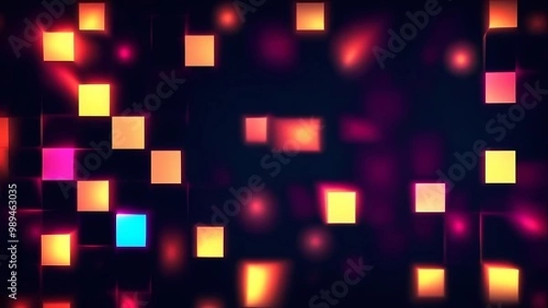 Fototapeta background with glowing lights