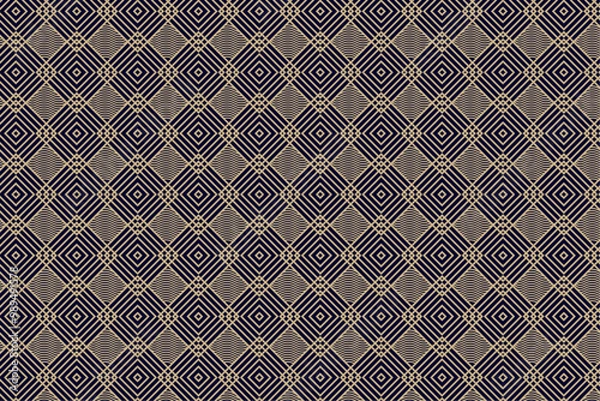 Fototapeta Seamless Abstract Pattern Geometric vector, Transparent Light modern simple wallpaper.