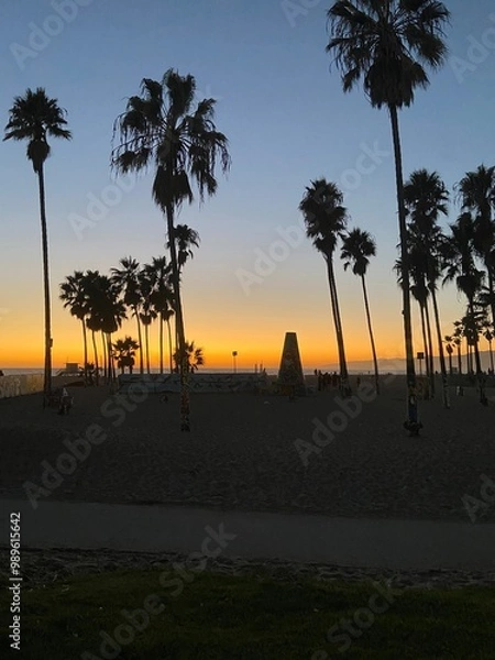 Obraz sunset at the beach