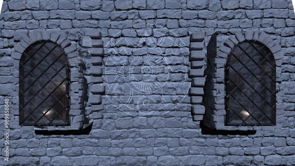 Fototapeta 魔法部屋　3DCGレンダリング