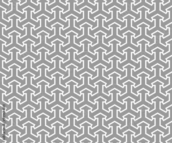 Fototapeta Abstract geometric pattern. Seamless geometric pattern. Geometric circle pattern