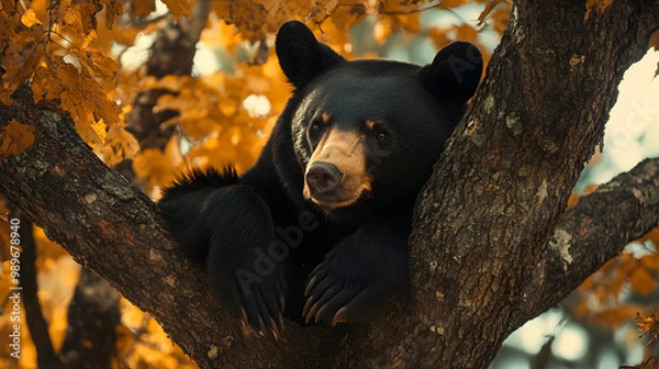 Obraz bear in the forest