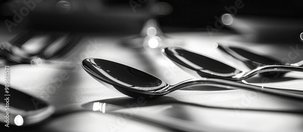 Fototapeta Spoons On The Table
