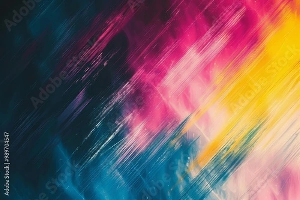 Fototapeta Abstract Background with Diagonal Lines and Vibrant Colors
