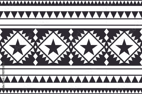 Obraz black and white pattern