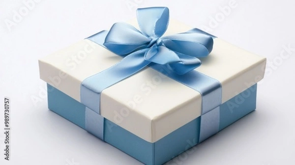 Fototapeta gift box with ribbon