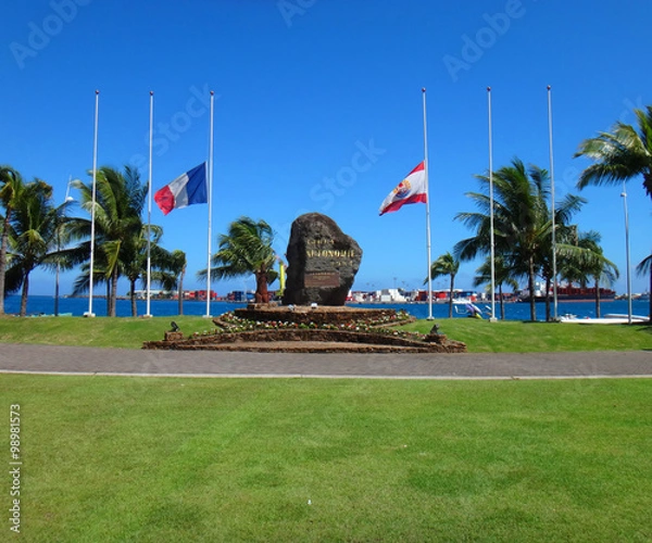 Obraz Jardins de Pa'ofa'i in Papeete, French Polynesia