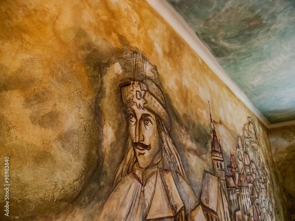 Obraz Vlad Tepes Mural