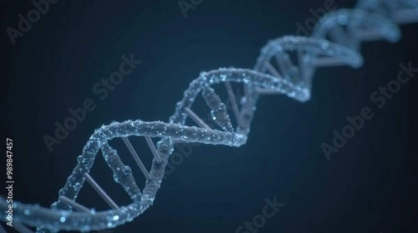 Fototapeta dna structure animation