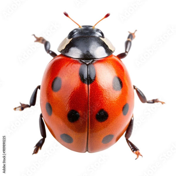 Fototapeta Ladybug Isolated on transparent background.