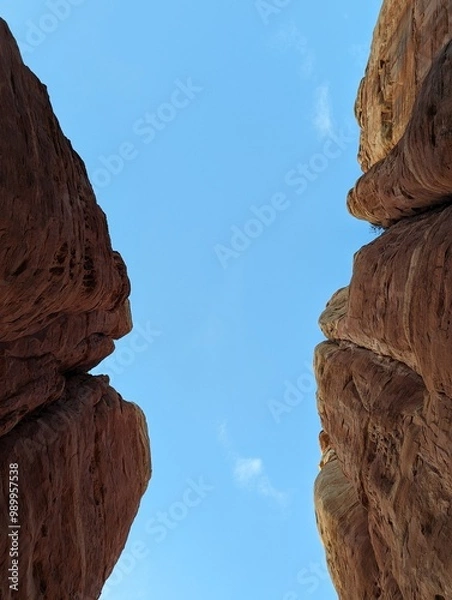 Obraz Rock walls from ground point of view