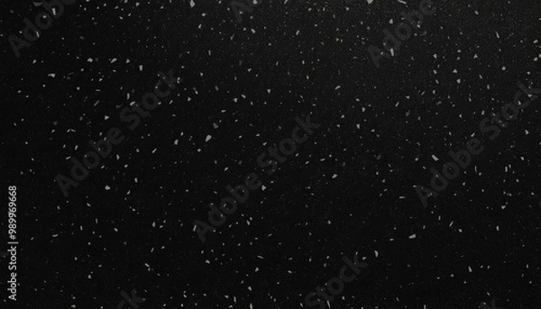 Fototapeta Black terrazzo floor texture background