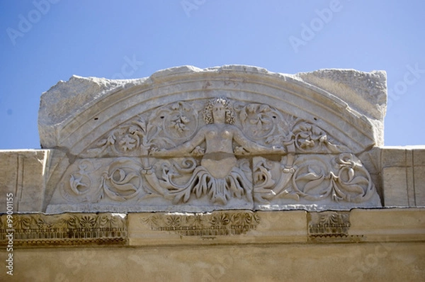 Fototapeta Detalle ruinas de éfeso, Turquía