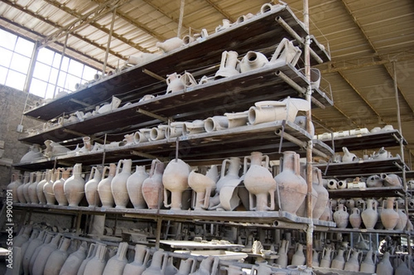 Obraz Ánforas romanas, Pompeya