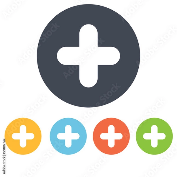 Obraz Button sound plus icon