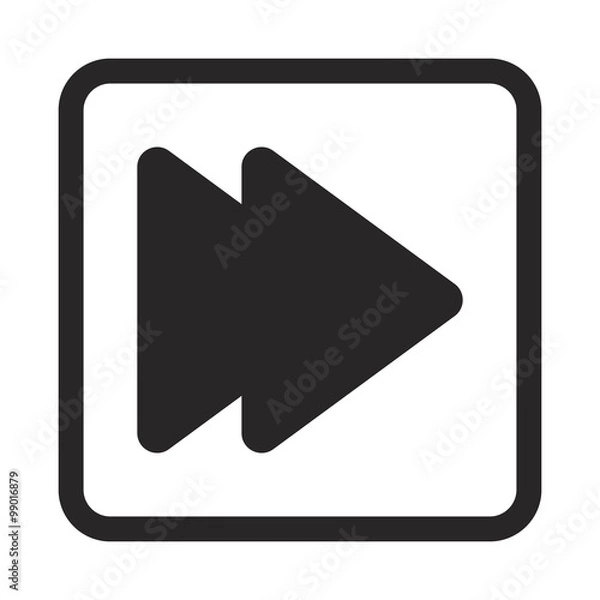 Obraz Rewind button icon