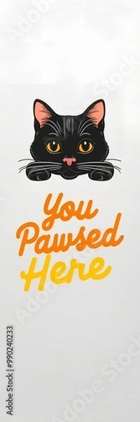 Fototapeta cat on a white background