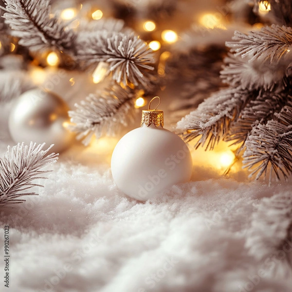 Fototapeta Christmas Tree with Decorations
