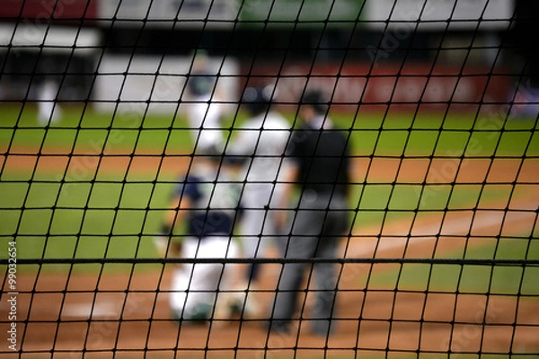 Obraz baseball game at night