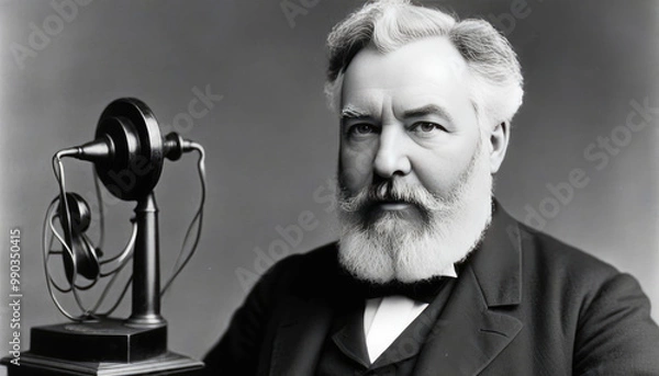 Fototapeta Alexander Graham Bell - Inventor of Telephone 